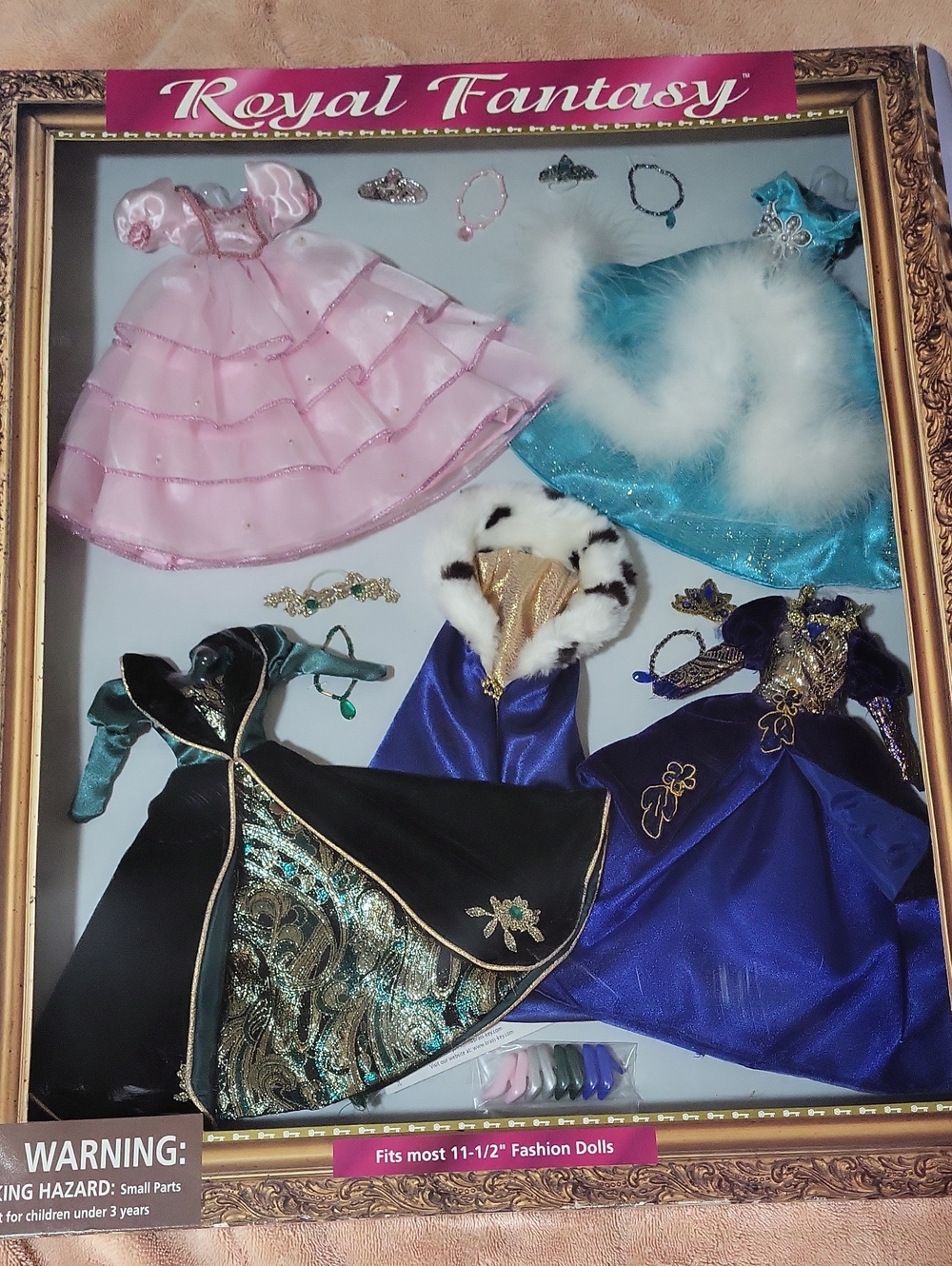 Designer 11 1/2" Dolls Royal Fantasy Elegant Clothes Collectible